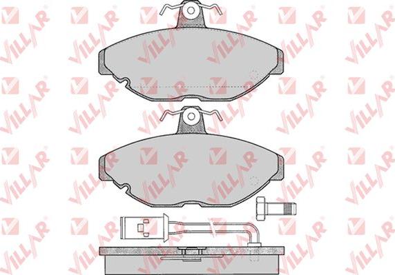 Villar 626.0236 - Тормозные колодки, дисковые, комплект autospares.lv