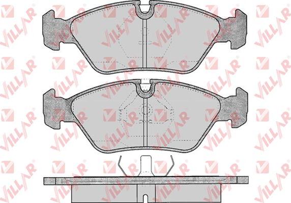 Villar 626.0237 - Тормозные колодки, дисковые, комплект autospares.lv