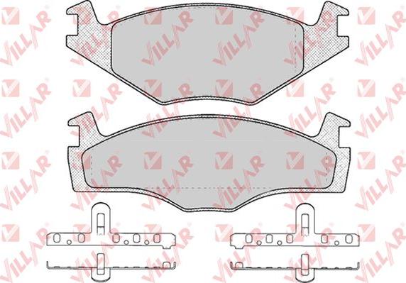 Villar 626.0224 - Тормозные колодки, дисковые, комплект autospares.lv