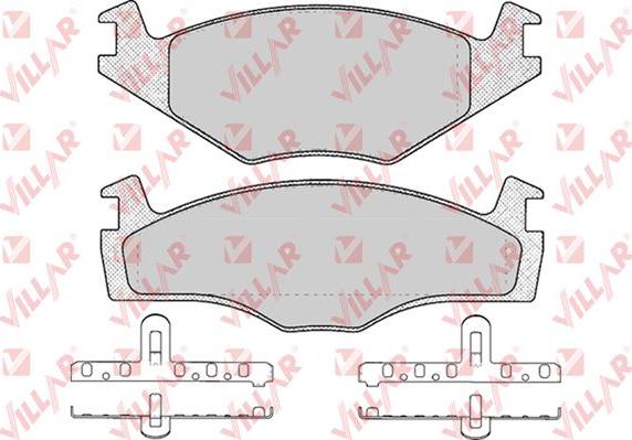 Villar 626.0225 - Тормозные колодки, дисковые, комплект autospares.lv