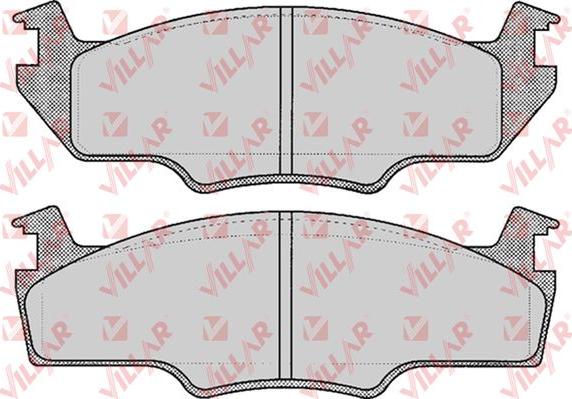 Villar 626.0226 - Тормозные колодки, дисковые, комплект autospares.lv