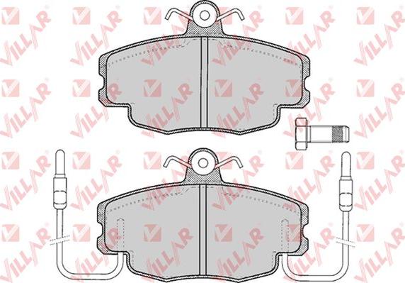 Villar 626.0220 - Тормозные колодки, дисковые, комплект autospares.lv