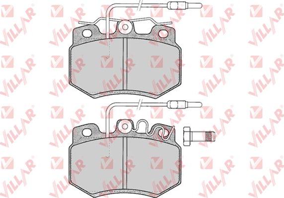 Villar 626.0274 - Тормозные колодки, дисковые, комплект autospares.lv