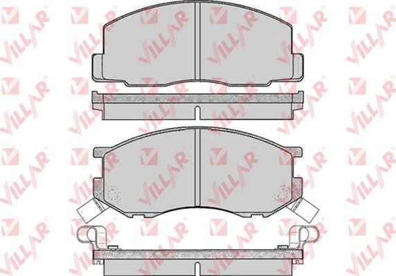 Villar 626.0270 - Тормозные колодки, дисковые, комплект autospares.lv