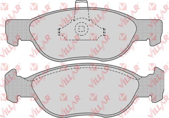 Villar 626.0740 - Тормозные колодки, дисковые, комплект autospares.lv