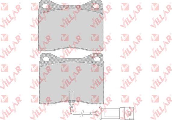 Villar 626.0743 - Тормозные колодки, дисковые, комплект autospares.lv