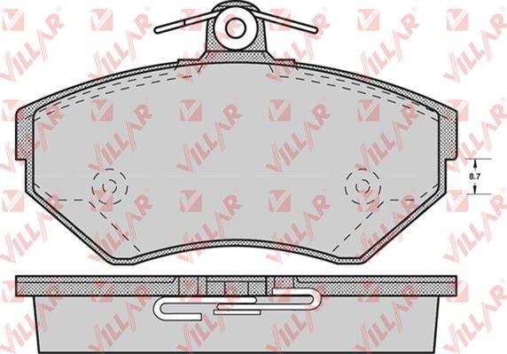 Lucas Electrical GDB1266 - Тормозные колодки, дисковые, комплект autospares.lv