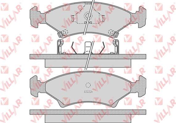 Woking D6497529 - Тормозные колодки, дисковые, комплект autospares.lv