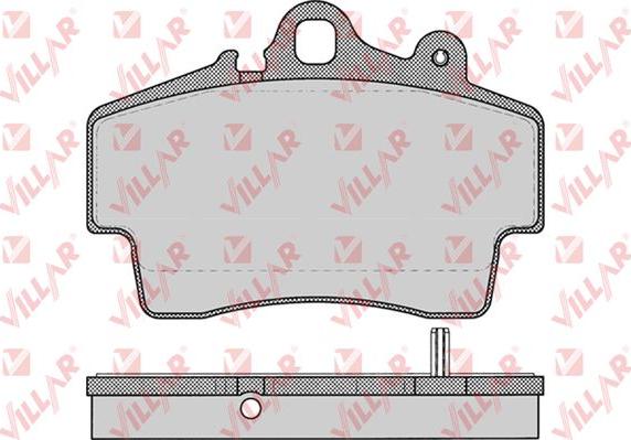 Villar 626.0722 - Тормозные колодки, дисковые, комплект autospares.lv