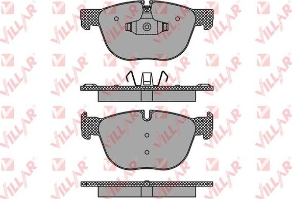 Villar 626.1496 - Тормозные колодки, дисковые, комплект autospares.lv