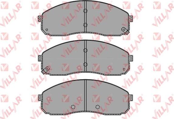 Villar 626.1444 - Тормозные колодки, дисковые, комплект autospares.lv