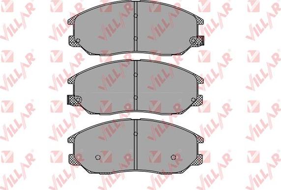 Villar 626.1448 - Тормозные колодки, дисковые, комплект autospares.lv