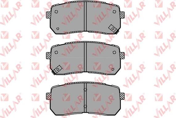 Villar 626.1450 - Тормозные колодки, дисковые, комплект autospares.lv