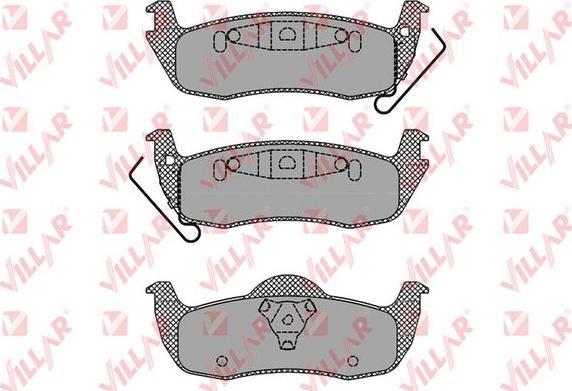 Villar 626.1405 - Тормозные колодки, дисковые, комплект autospares.lv