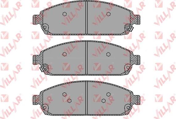 Villar 626.1403 - Тормозные колодки, дисковые, комплект autospares.lv