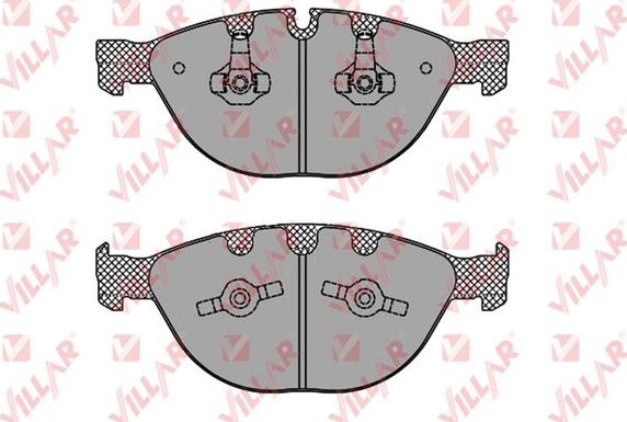 Villar 626.1410 - Тормозные колодки, дисковые, комплект autospares.lv