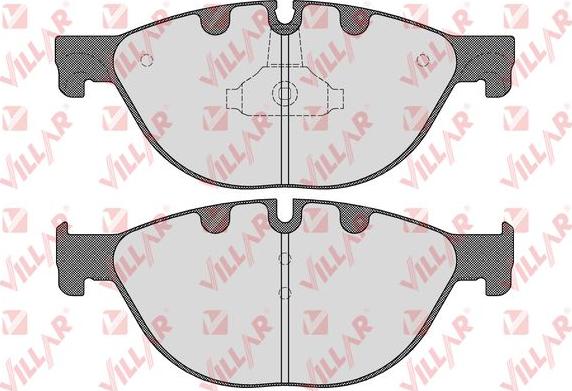 Villar 626.1582 - Тормозные колодки, дисковые, комплект autospares.lv