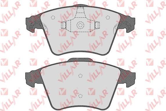 Villar 626.1526 - Тормозные колодки, дисковые, комплект autospares.lv