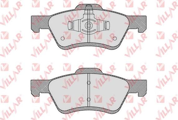 Villar 626.1622 - Тормозные колодки, дисковые, комплект autospares.lv