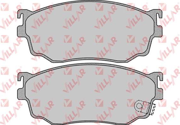 Villar 626.1046 - Тормозные колодки, дисковые, комплект autospares.lv