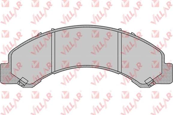 Villar 626.1063 - Тормозные колодки, дисковые, комплект autospares.lv