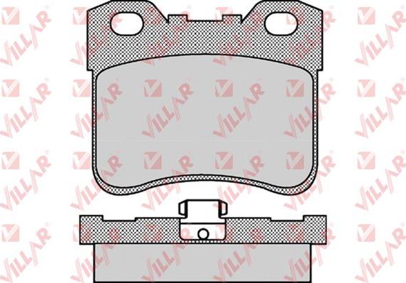 Villar 626.1130 - Тормозные колодки, дисковые, комплект autospares.lv