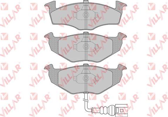 Villar 626.1120 - Тормозные колодки, дисковые, комплект autospares.lv