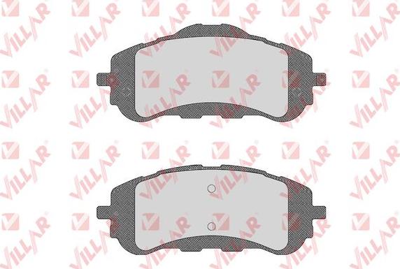 Villar 626.1845 - Тормозные колодки, дисковые, комплект autospares.lv