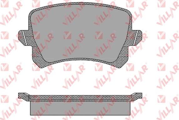 Villar 626.1390 - Тормозные колодки, дисковые, комплект autospares.lv