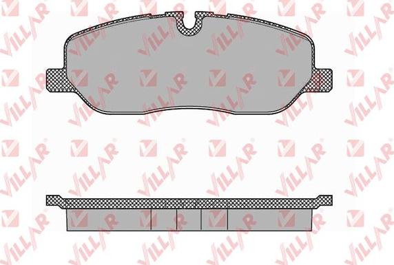 Villar 626.1360 - Тормозные колодки, дисковые, комплект autospares.lv