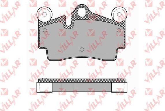 Villar 626.1362 - Тормозные колодки, дисковые, комплект autospares.lv