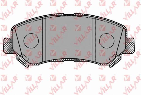 Villar 626.1314 - Тормозные колодки, дисковые, комплект autospares.lv