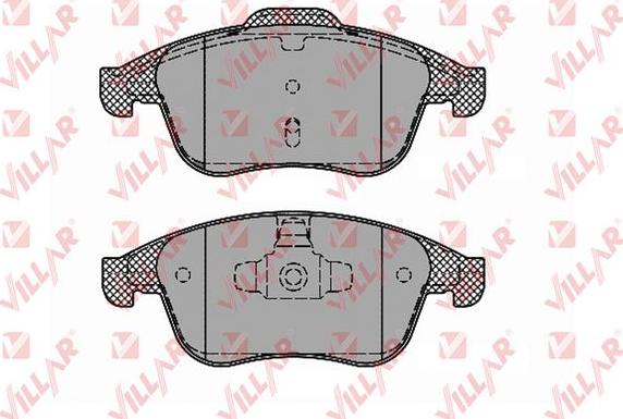 Villar 626.1388 - Тормозные колодки, дисковые, комплект autospares.lv