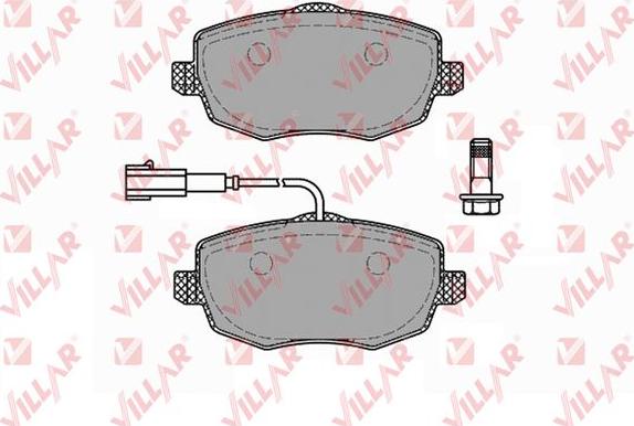 Villar 626.1336 - Тормозные колодки, дисковые, комплект autospares.lv