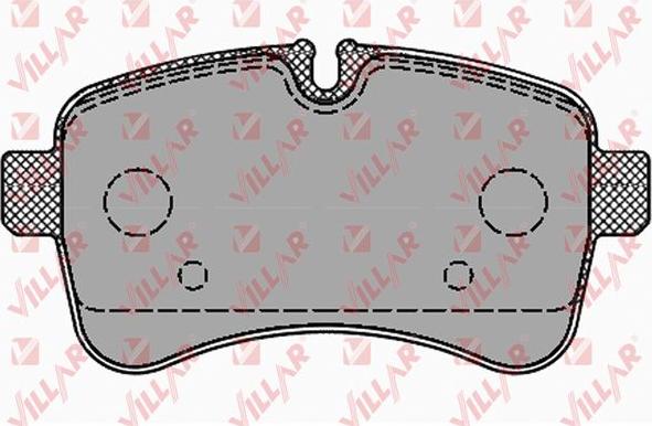 Villar 626.1296 - Тормозные колодки, дисковые, комплект autospares.lv