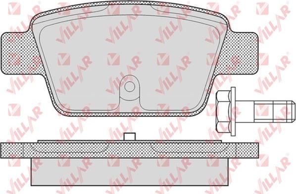 Villar 626.1269 - Тормозные колодки, дисковые, комплект autospares.lv