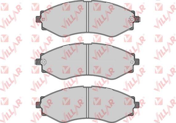 Villar 626.1209 - Тормозные колодки, дисковые, комплект autospares.lv