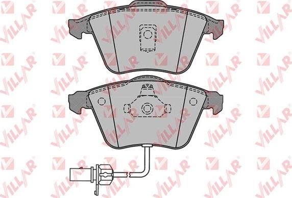 Villar 626.1230 - Тормозные колодки, дисковые, комплект autospares.lv