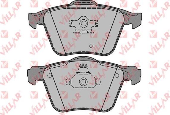 Villar 626.1237 - Тормозные колодки, дисковые, комплект autospares.lv