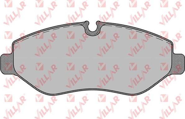 Villar 626.1275 - Тормозные колодки, дисковые, комплект autospares.lv