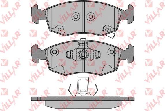 Villar 626.1766 - Тормозные колодки, дисковые, комплект autospares.lv