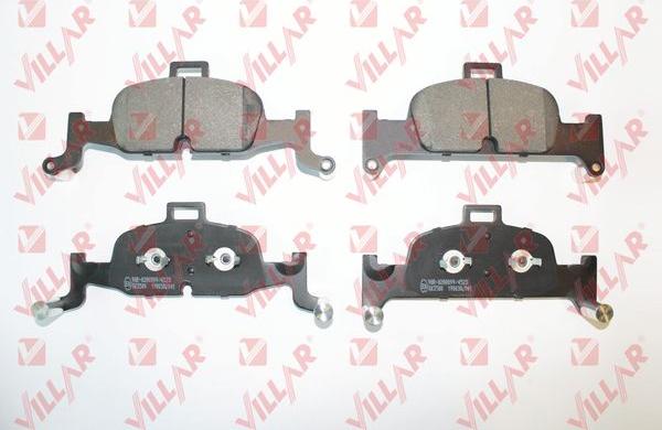 Villar 626.2041 - Тормозные колодки, дисковые, комплект autospares.lv