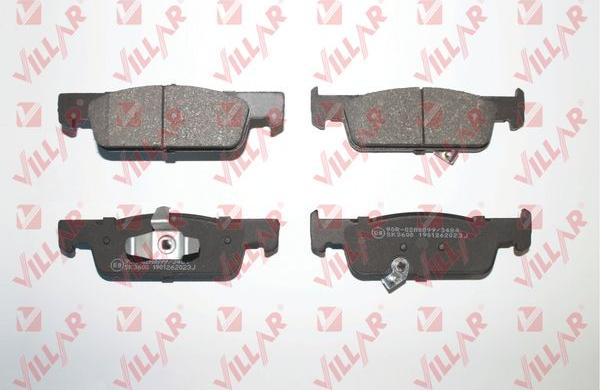 Villar 626.2023 - Тормозные колодки, дисковые, комплект autospares.lv