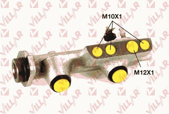 Villar 621.3357 - Главный тормозной цилиндр autospares.lv