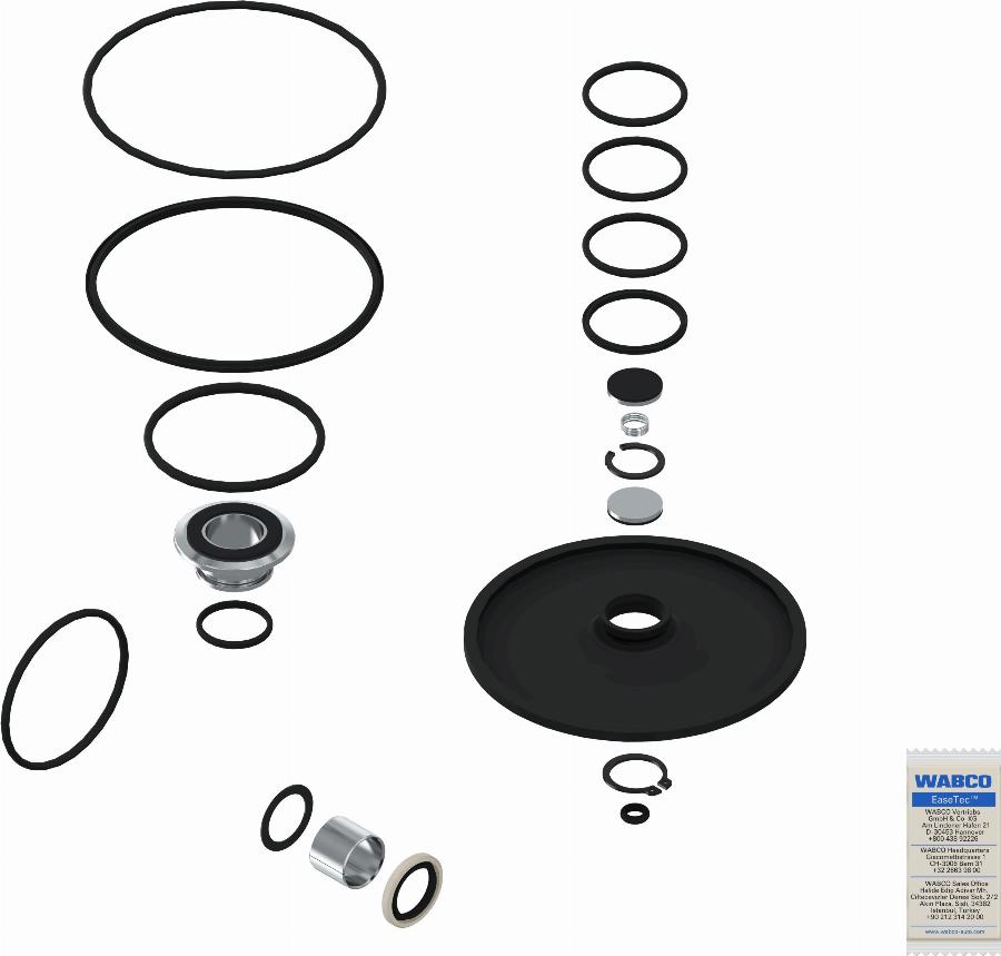 Wabco 475 710 002 2 - Ремкомплект, регулятор тормозных сил autospares.lv