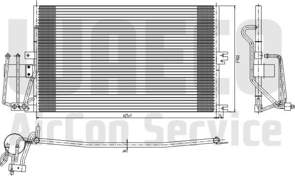 Waeco 8880400087 - Конденсатор кондиционера autospares.lv