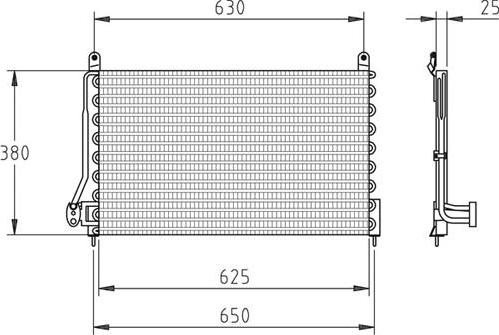 Waeco 8880400026 - Конденсатор кондиционера autospares.lv