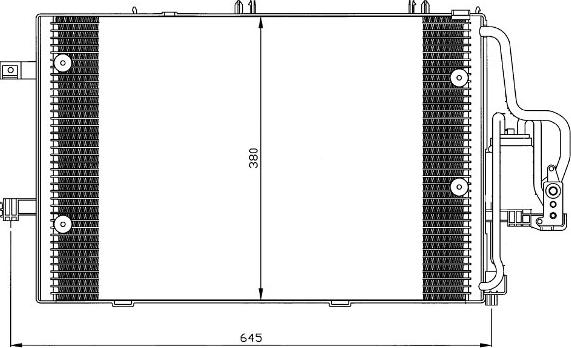 Waeco 8880400360 - Конденсатор кондиционера autospares.lv