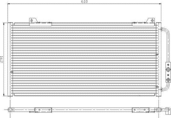 Waeco 8880400271 - Конденсатор кондиционера autospares.lv