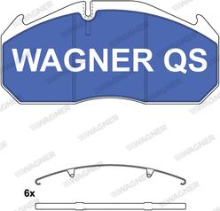 Wagner 2903004950 - Тормозные колодки, дисковые, комплект autospares.lv